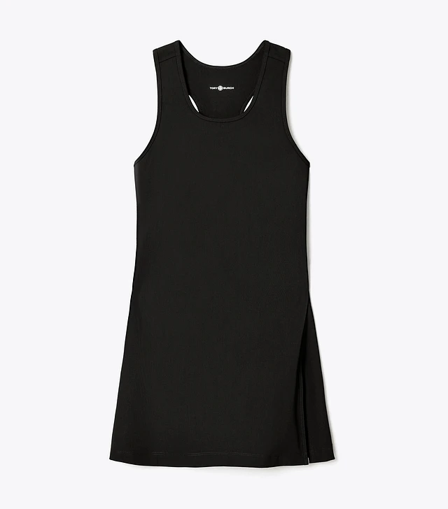 Tory Sport Performance Jersey Side-Slit Tennis Dress | The