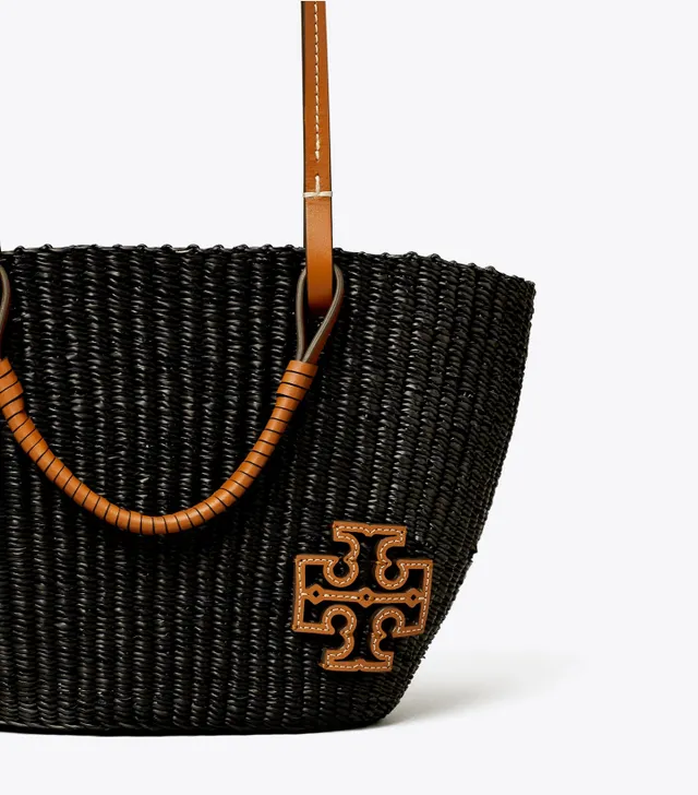 Tory Burch Ella Straw Basket Micro Tote Bag | The Summit