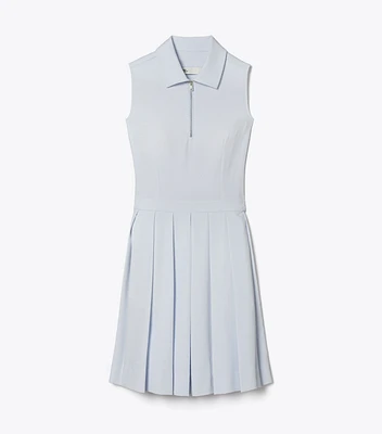 Tory Burch T Monogram Pointelle Pleated Dress | The Summit
