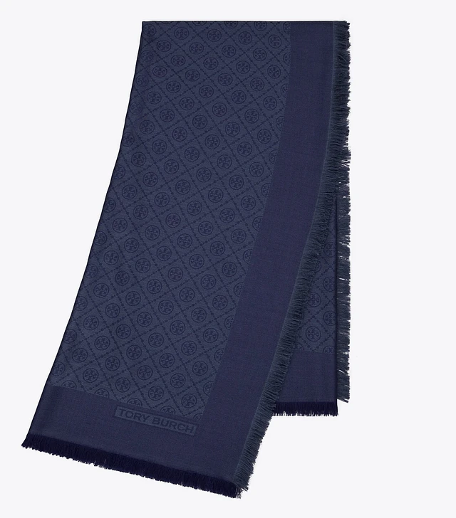 ★人気アイテム★TORY BURCH LOGO JACQUARD TRAVELER SCARF Jacquard Traveler Scarf: Women's Designer Scarves | Tory Burch