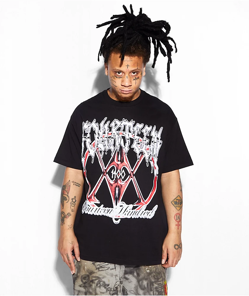 トップス THEREDTHREAD S symbol big T-shirt black CX Tee - THREAD+SPOKE