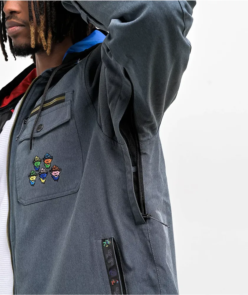 686 x Grateful Dead Blue 10K Snowboard Jacket | Liberty Center