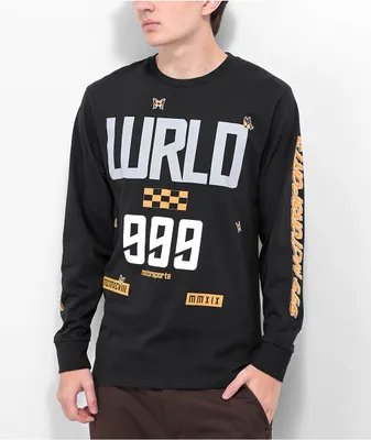 999 Club by Juice WRLD Clouds Black Long Sleeve T-Shirt at