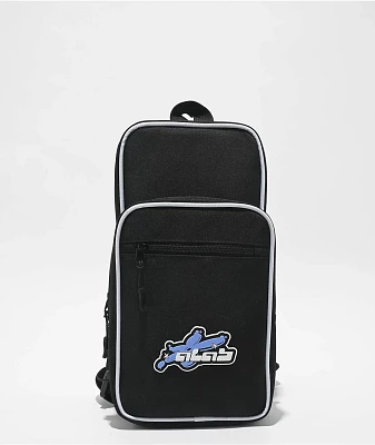 Sprayground Half Graff Quilted Black Crossbody Bag | Liberty