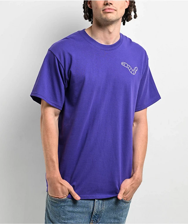 APPLEBUM “PURPLE WORM” T-SHIRT raidback®︎fabric “Purple WORM” T-shirt / GT2511101