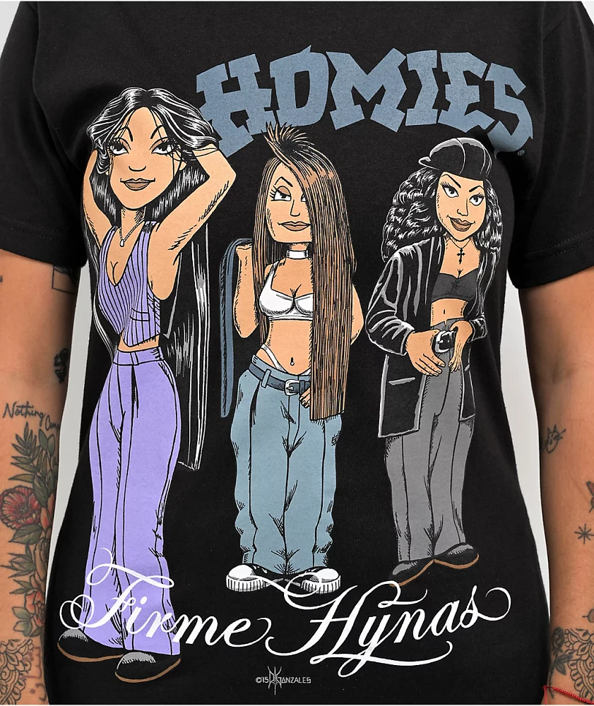 DGA Homies Firme Hynas Black T-Shirt | Arden Fair