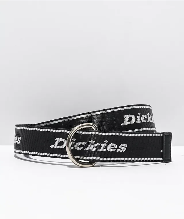 Dickies Logo Black D-Ring Web Belt | Dulles Town Center Dickies Logo Black D-Ring Web Belt | Dulles Town Center