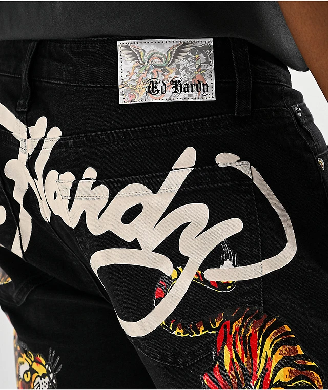 Ed Hardy　Denim　32　ラインストーン　大幅値下げ Ed Hardy | Jeans | Ed Hardy Lion Denim Jeans Mens 32x34