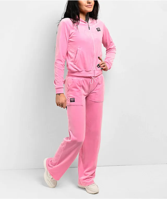 ★AMES-WORLDWIDE★VELOUR TRACK PANTS PINK★正規品/直送料込 ☆AMES-WORLDWIDE☆VELOUR TRACK PANTS PINK☆正規品/直送料込