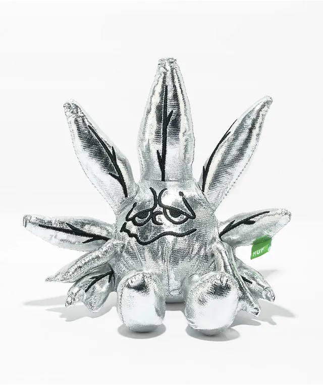 huf 420 GREEN BUDDY TIEDYE PLUSH ぬいぐるみ HUF 420 Green Buddy Blue Tie Dye Plush Toy | Arden Fair