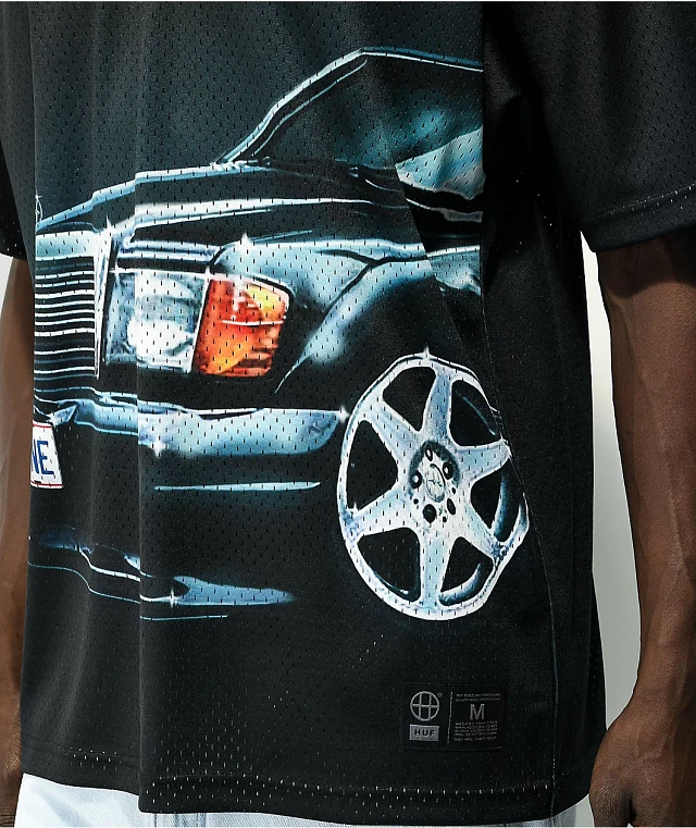シャツ HUF H-CLASS JERSEY HUF H-Class Black Jersey Shirt | Zumiez