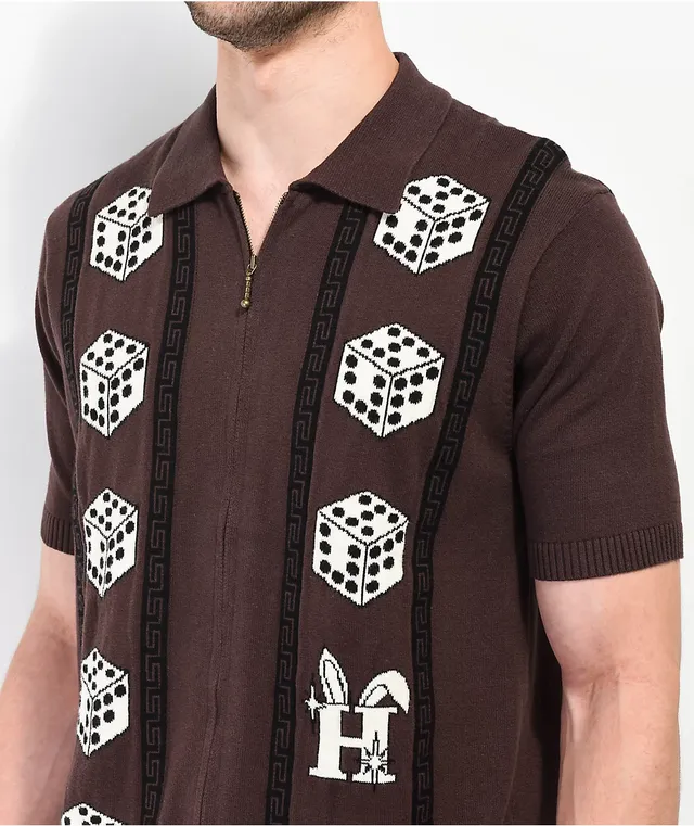 HUF x Freddie Gibbs Coffee Zip Sweater at Hamilton Place in