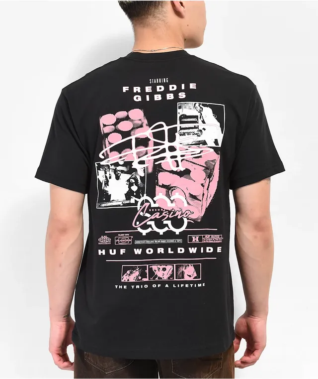 【メンズ】HUF x Freddie Gibbs Chips Mens Tシャツ HUF x Freddie Gibbs - Chips Tee - Mauve – Headliners
