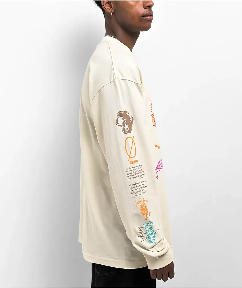 HUF X Smashing Pumpkins Crush L/S T-Shirt Bone Tシャツ Huf x Smashing Pumpkins Crush Long Sleeve T-Shirt Bone