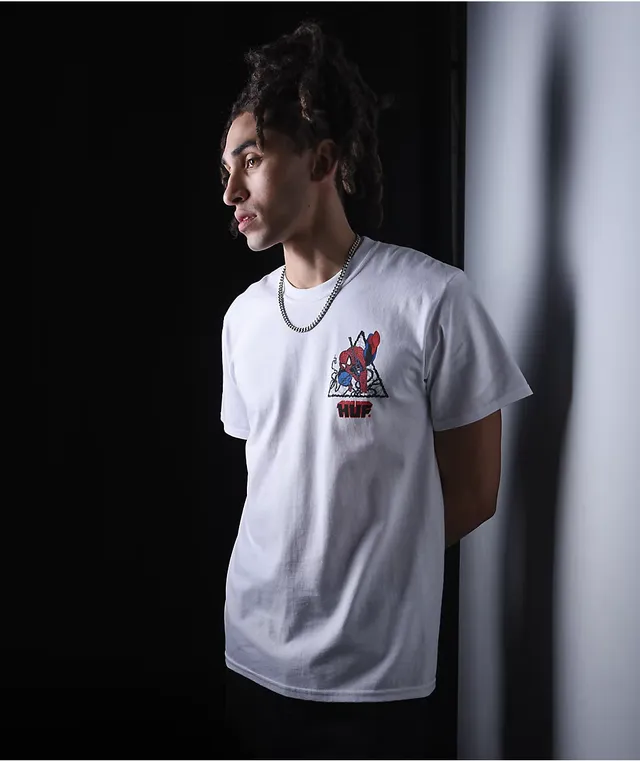 HUF x Spider-Man Thwip Triangle White T-Shirt | Dulles Town