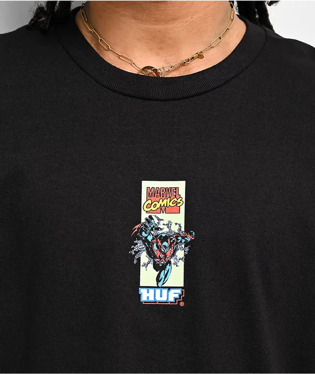 HUF x Spider-Man Universe 2099 Black T-Shirt | Arden Fair