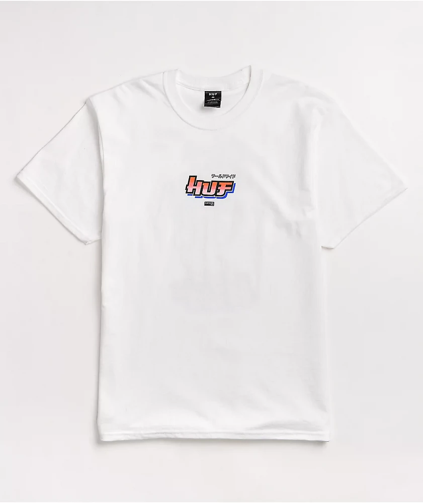 HUF x Street Fighter Chun-Li And Cammy White T-Shirt at