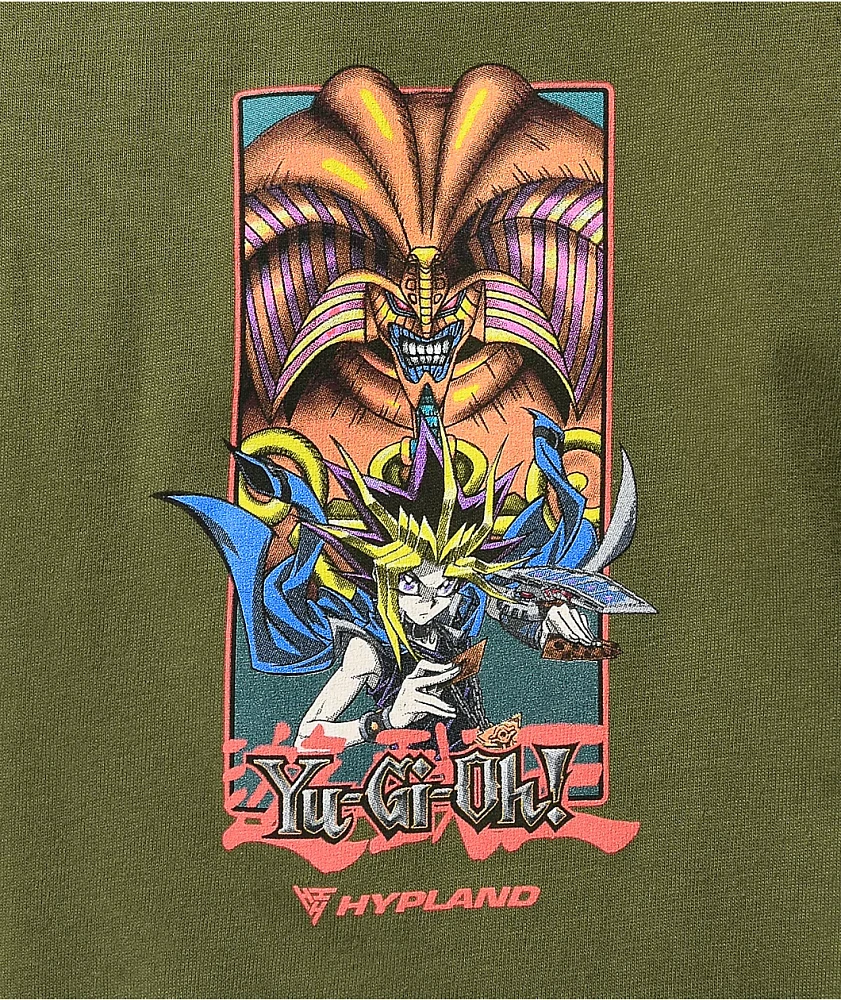yuu  Hypland x Yu-Gi-Oh Exodia Olive T-Shirt at Mall of America