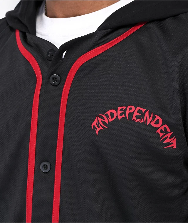 Independent Night Prowler Long Sleeve Black 2fer Jersey at
