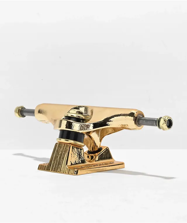 スケートボード INDEPENDENT PRIMITIVE GOLD MID TRUCKS Independent X Primitive Mid 149mm Gold - CalStreets BoarderLabs