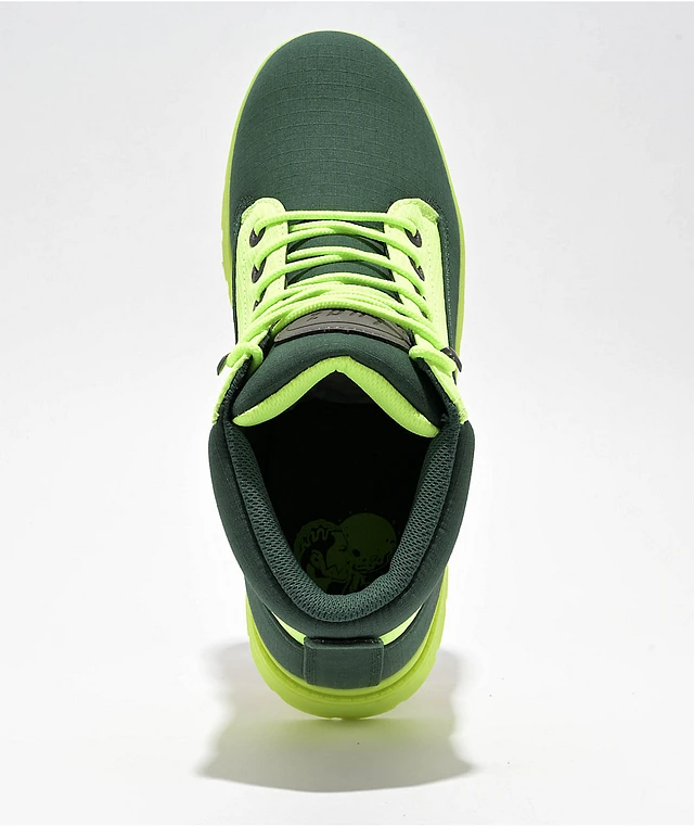 【中古】 Force De Frappe / Lugz x Riff Raff Mens Drifter Ripstop Neon Icon Chukka Boots