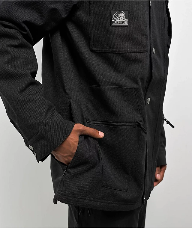 Lurking Class by Sketchy Tank Jacquard Skulls 10K Black