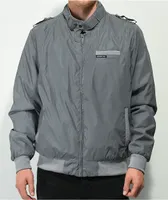 ※れいこCLANEOVERQUILTINGHUNTING JACKET 1 Members Only Iconic Grey Reflective Racer Jacket | Pueblo Mall