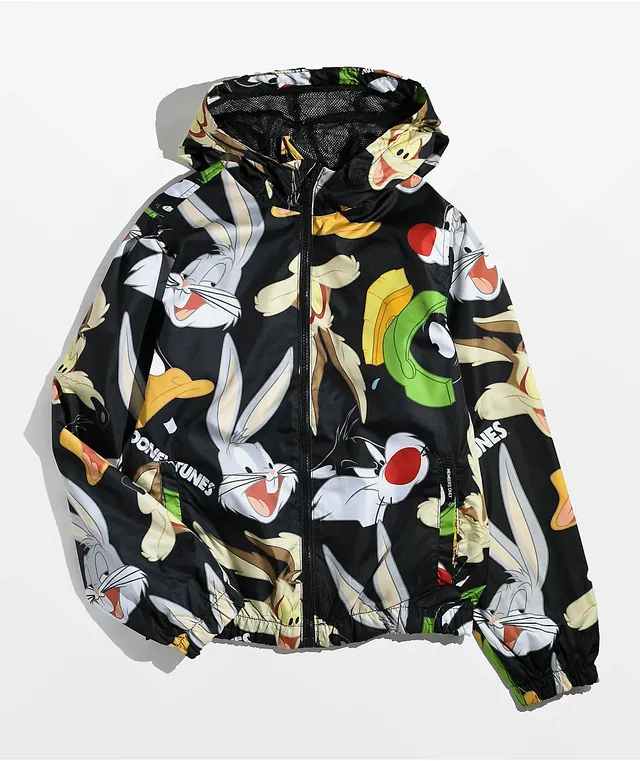 LOONEY TUNES x BOSS パーカー ブラック BOSS Boys Looney Tunes 'Bugs Bunny' Black Cotton Hooded