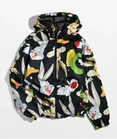 ジャニー Members Only 2-16 Looney Tunes Zip-Up Hooded Windbreaker