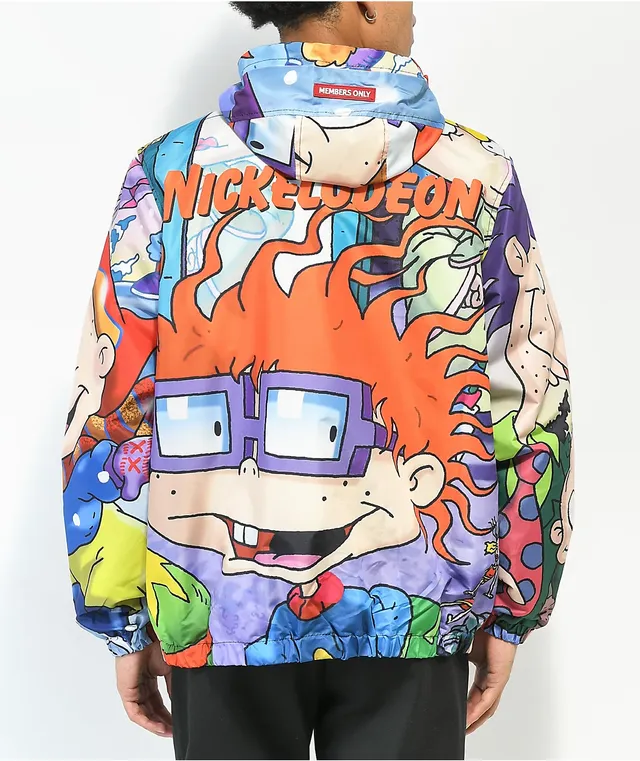 Members Only x Nickelodeon Rugrats Multi Windbreaker Jacket