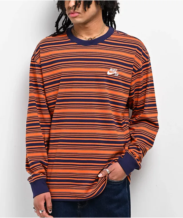 Nike SB Orange Stripe Long Sleeve T-Shirt | Connecticut Post
