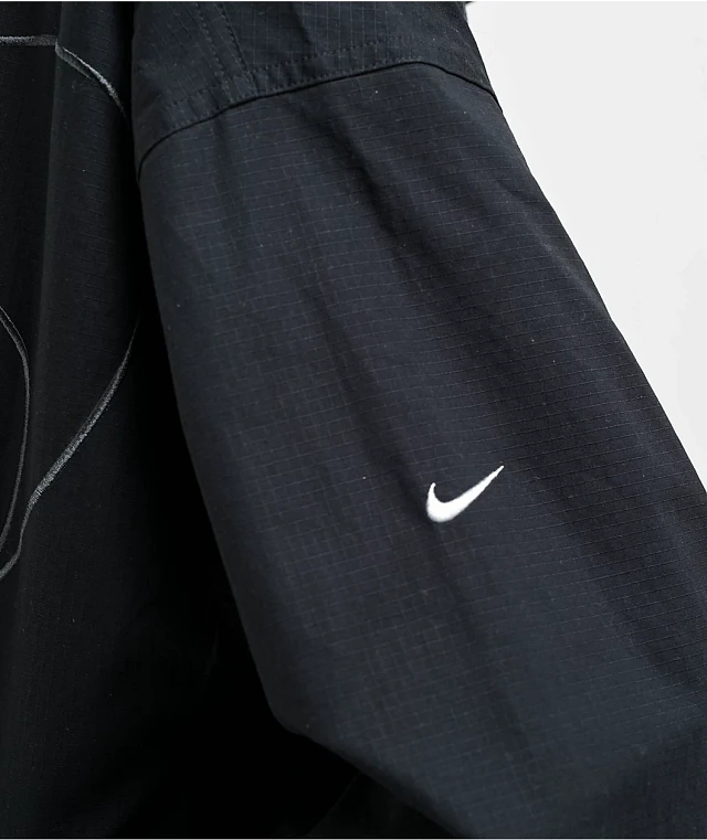 Nike Sportswear French Terry Black Oversized Shrug