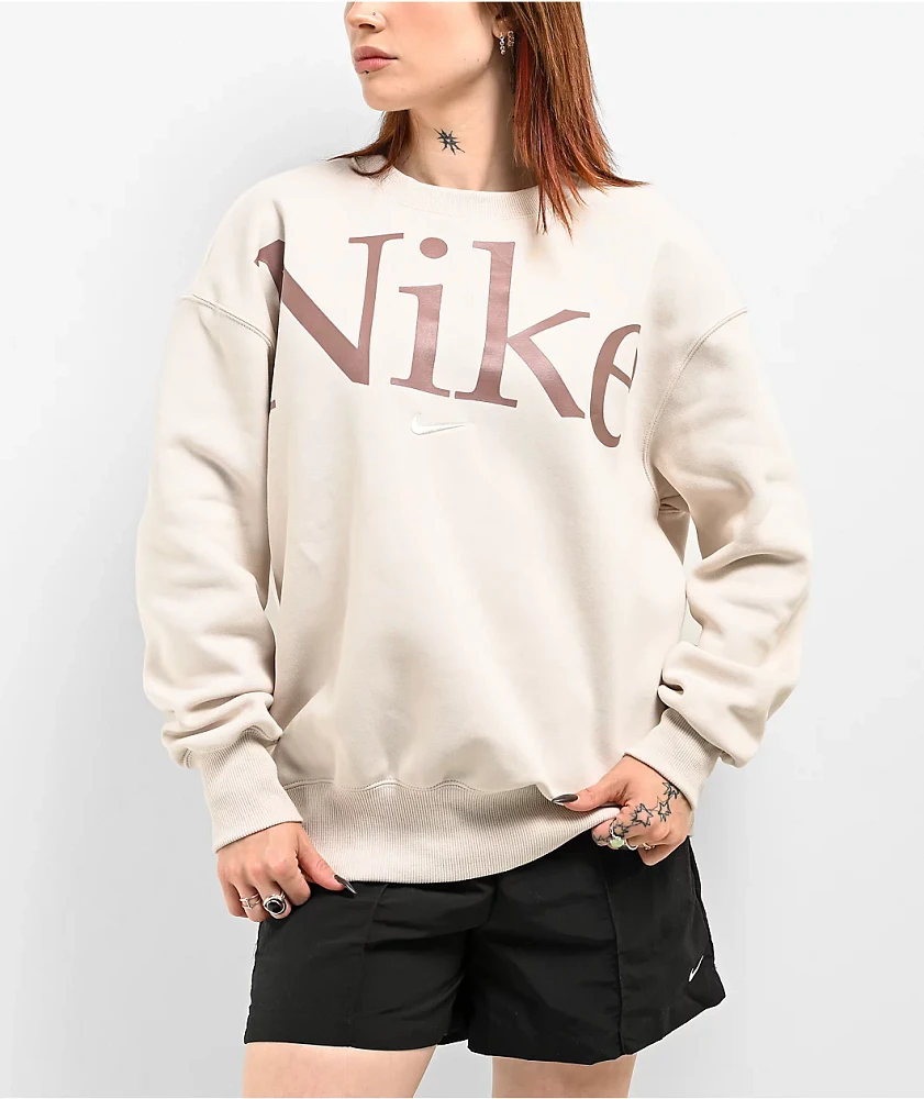 ナイキ Nike 【 Women's Sportswear Pheonix Fleece Oversized Logo Crewneck Womens 】 レディース NIKE Sportswear Phoenix Fleece Womens Crewneck Sweatshirt
