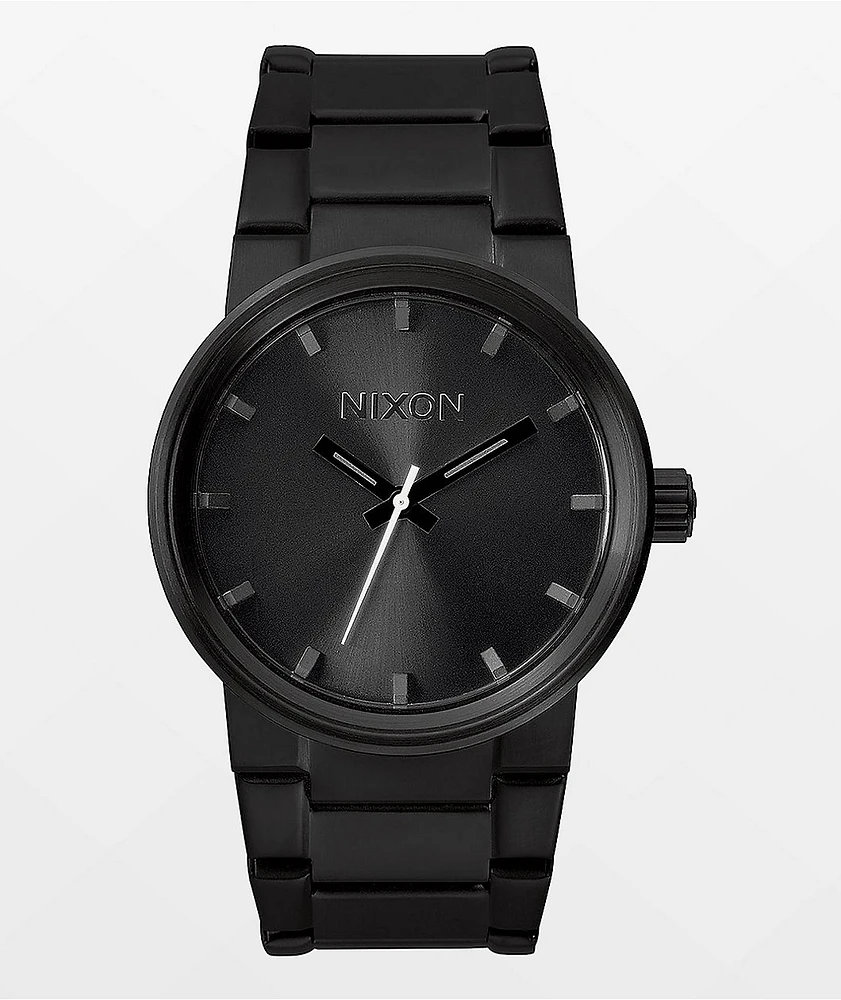 Nixon Cannon All Black Analog Watch | MainPlace Mall