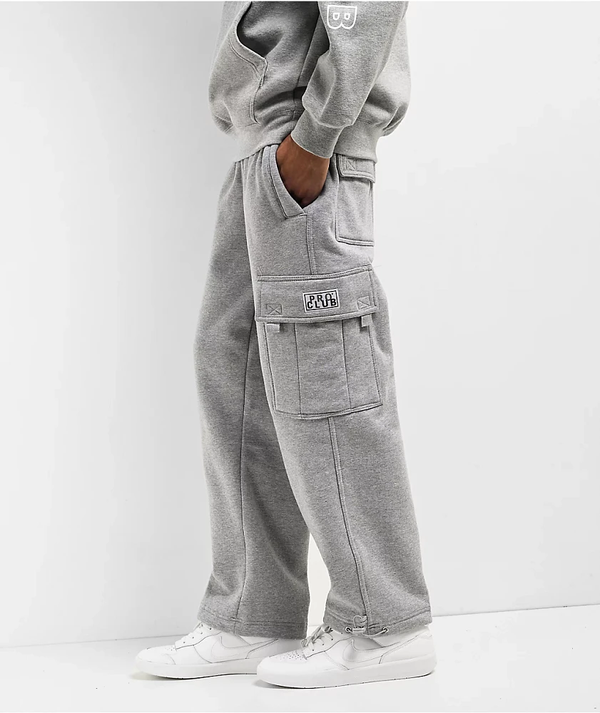 Pro Club Grey Cargo Sweatpants | Dulles Town Center