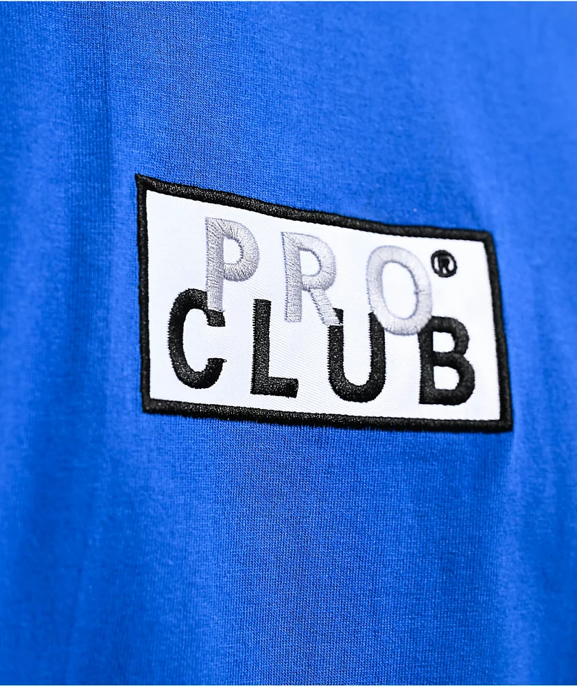 Pro Club Member Box Logo Blue T-Shirt | Connecticut Post Mall
