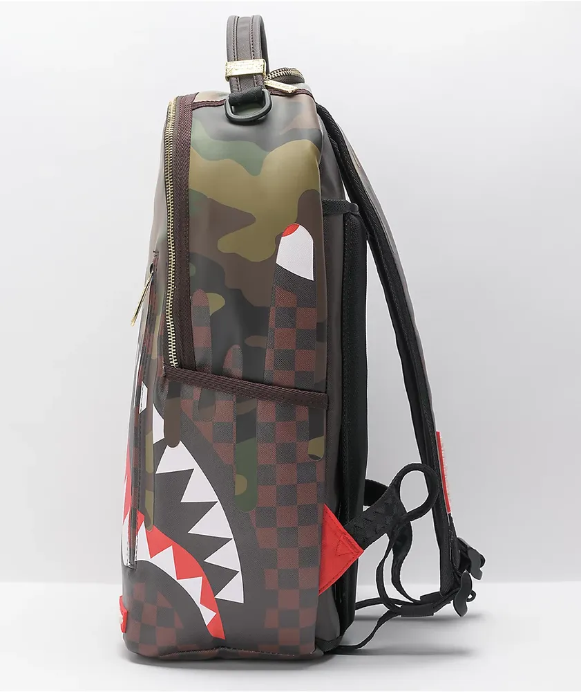 【SPRAYGROUND】Dripping Sharks In Paris バックパック 関送込 Sprayground Dripping Sharks In Paris Mens Backpack Grey
