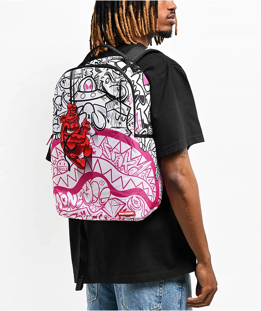 【SPRAYGROUND】DIABLO BEAR グラフィックTシャツ ストリート系 SPRAYGROUND】DIABLO BEAR グラフィックTシャツ ストリート系