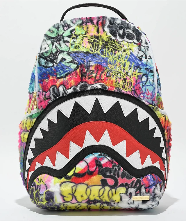 SPRAYGROUND グラフィティリュック Sprayground Graffiti Faux Fur Backpack at Mall of America