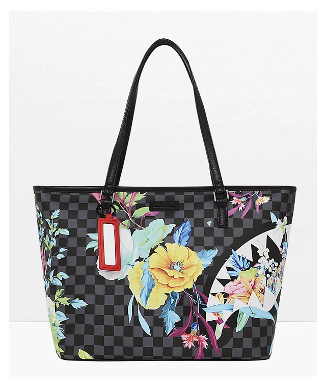 Sprayground-Neon-Floral-Tote-