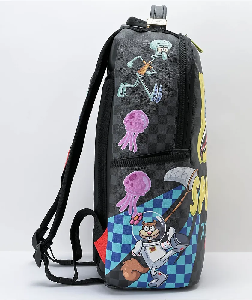 Sprayground x Nickelodeon SpongeBob Bubble Check Black