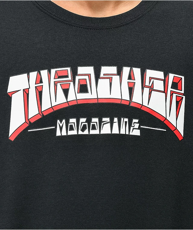 【THRASHER】 FIRME LOGO CREW [BLACK] Godzilla Crewneck Thrasher Sweatshirt in black – TITUS