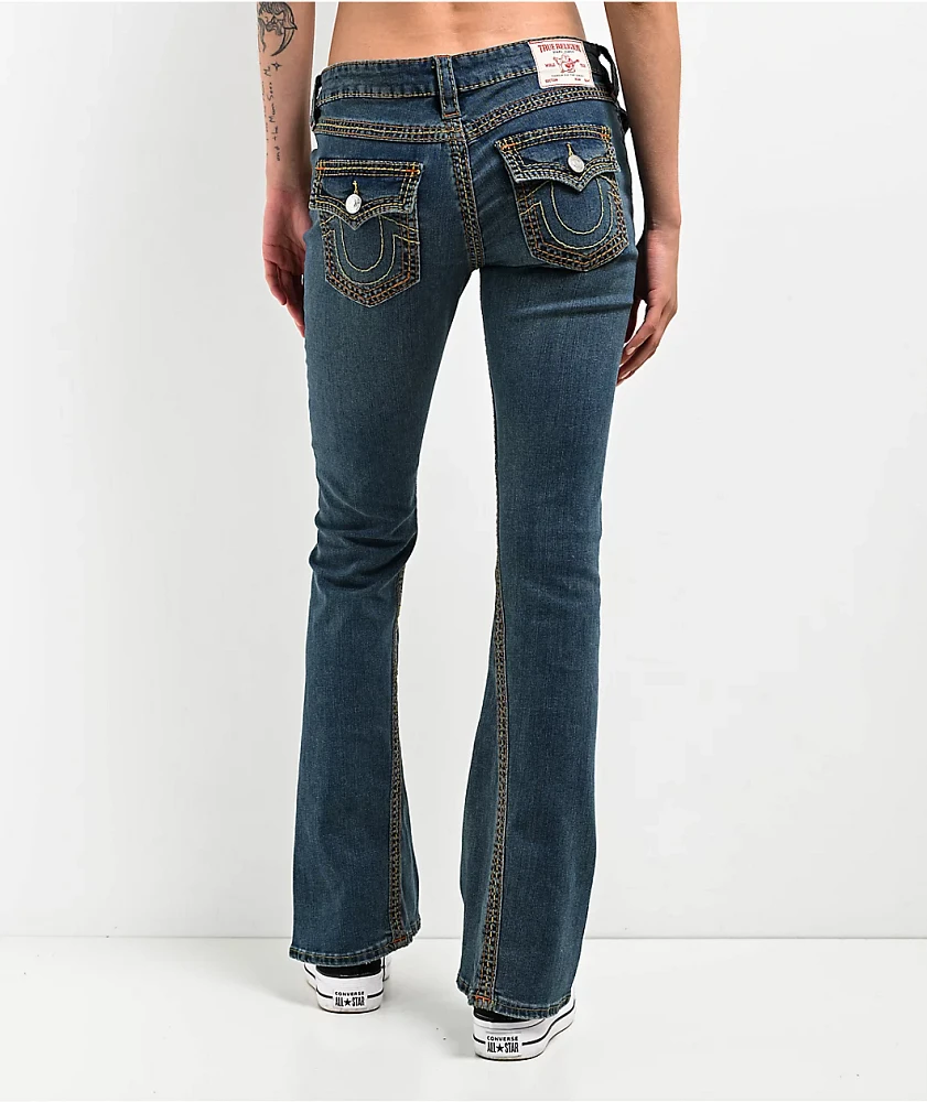 TRUE RELIGION　JOEY　MEN　フレア　ROW30　SEAT33 OG VINTAGE True Religion Mens JOEY Jeans Twisted Seam Orange