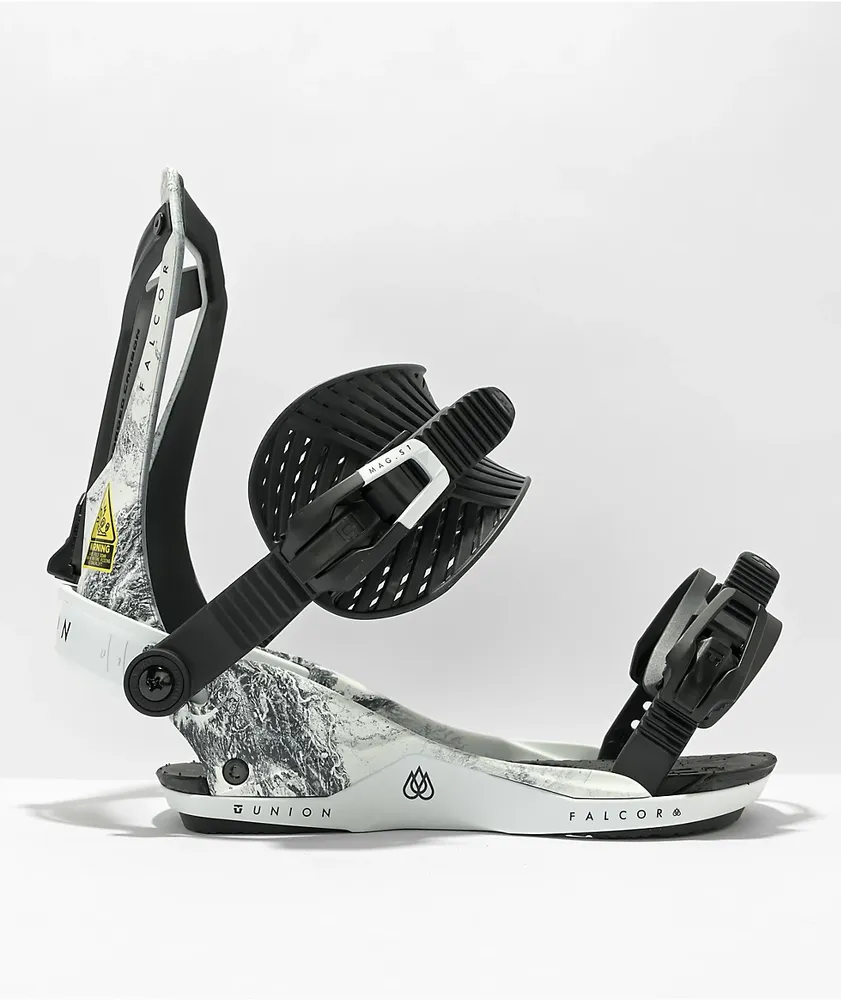 Union Falcor White Snowboard Bindings | Arden Fair