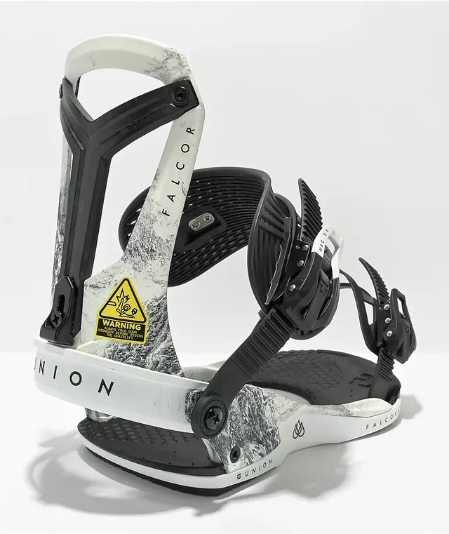 Union Falcor White Snowboard Bindings | Arden Fair