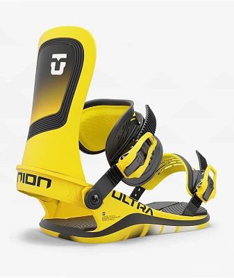 DRAKE FIFTY MAN＆WOLF Drake x Man & Wolf Fifty Yellow Snowboard Bindings