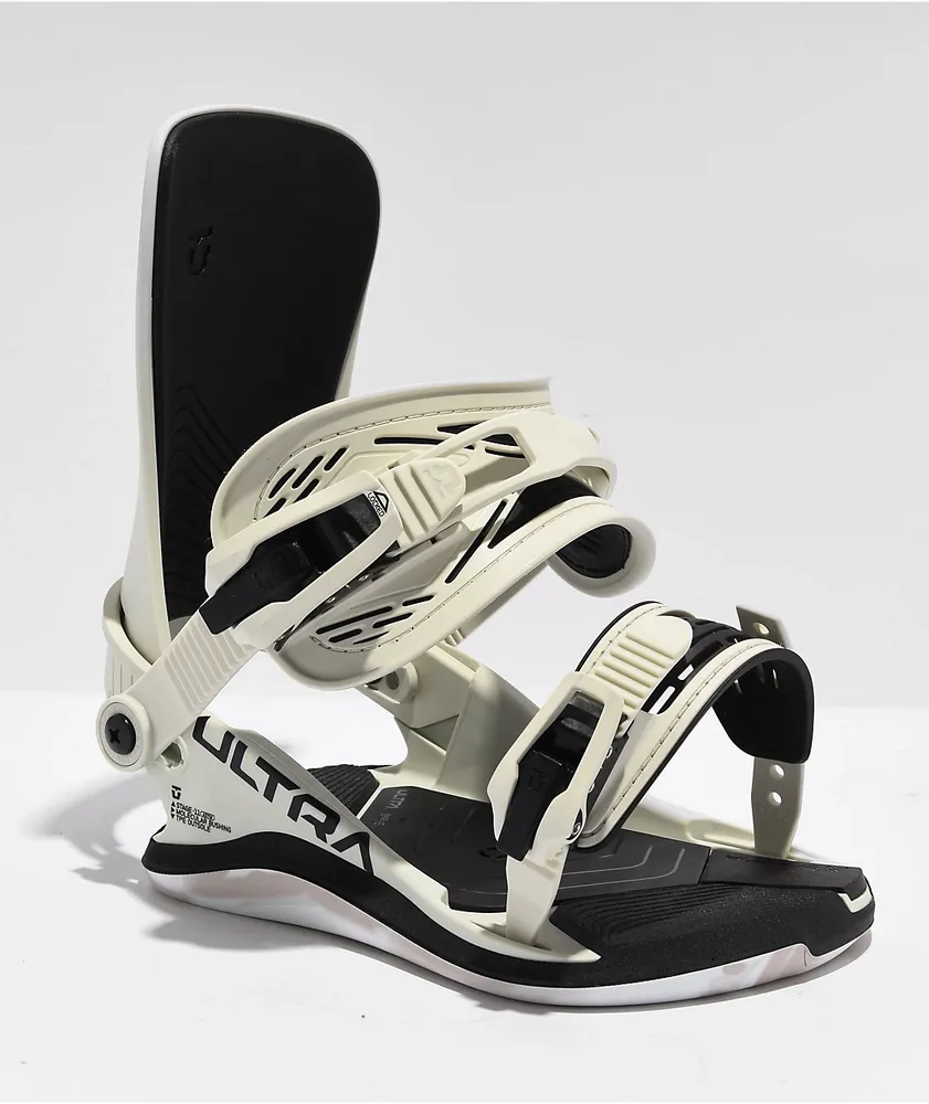 Union Women's Ultra Bone White Snowboard Bindings 2024 at