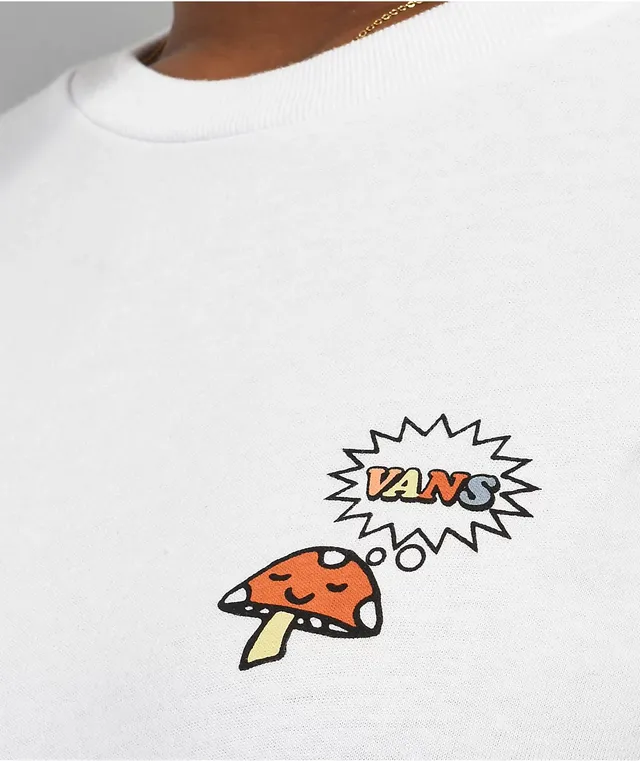 Vans Capped Mushroom White T-Shirt at Hamilton Place in