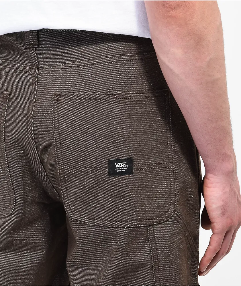 Vans Zion Brown Denim Carpenter Pant | Arden Fair
