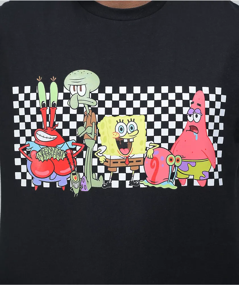Vans x SpongeBob SquarePants Character Black Long Sleeve T